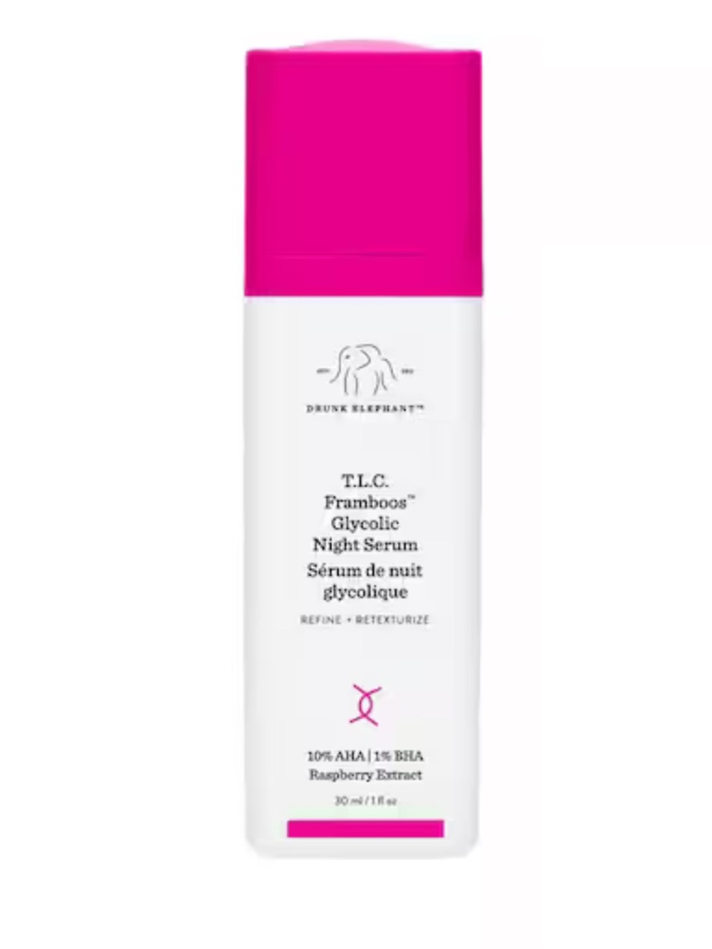Drunk Elephant TLC Framboos Glycolic Night Serum NEW